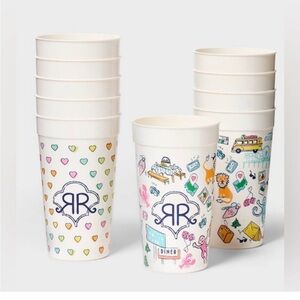 NWT (In-hand) Roller Rabbit x Target - 10 count Souvenir Cups